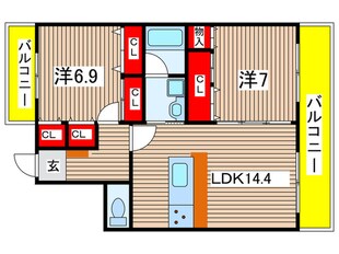 Ciｔｙ Pal Sakurayamaの物件間取画像